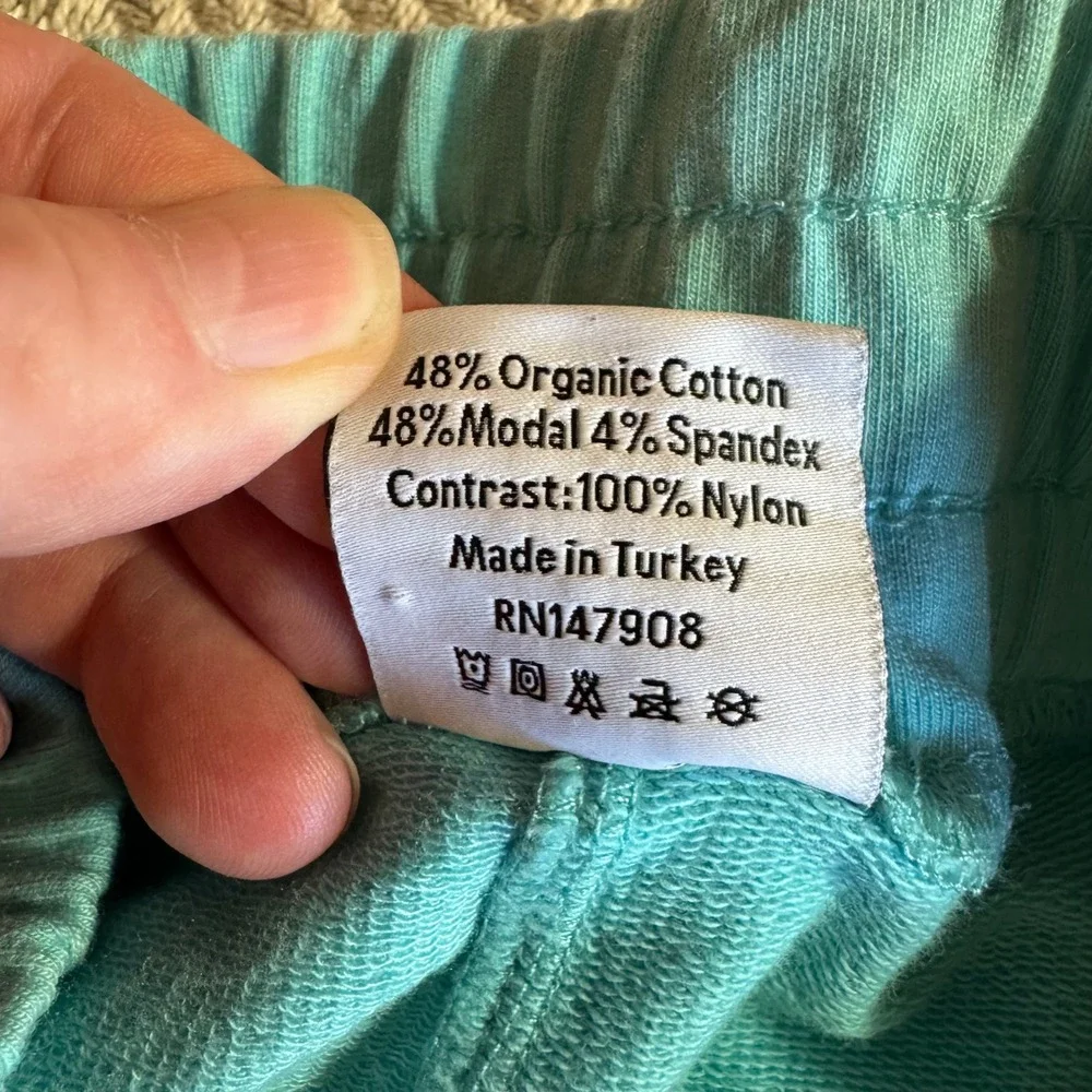 Outdoor‎ Voices Women Blue Organic Cotton Modal Ripstop Pockets Shorts Size S